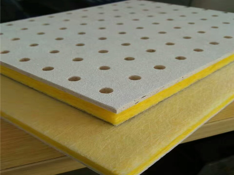 玻璃絲綿穿孔吸音板
