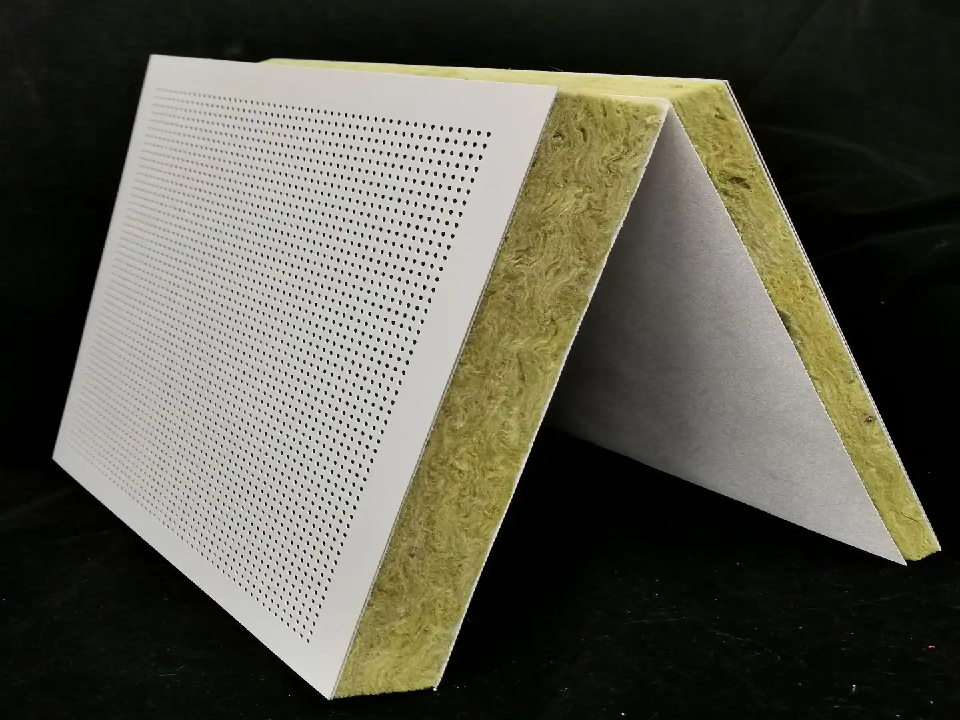 巖棉穿孔吸音板